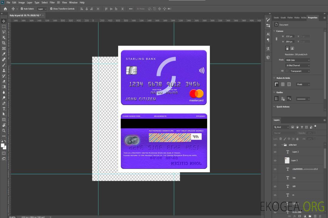 Carte Mastercard de la banque Starling du Royaume-Uni template Carte Mastercard de la banque Starling du Royaume-Uni template